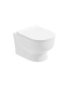 VIA Rimless Wall Hung WC &amp; Sequence Slim Soft Close Seat image