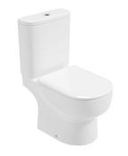 VIA Rimless Open Back Closed Coupled WC &amp; Sequence Soft Close Seat image