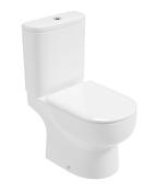 VIA Rimless Open Back Closed Coupled WC &amp; Delta Soft Close Seat image