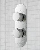 ALITA Knurled Dual Control 3 Outlet Shower Valve image