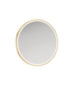 ASTRID Beam Illuminated Metal Frame Round Mirror image