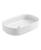 AVANTI Oval Countertop Wash Basin &amp; Ceramic Click Clack Waste