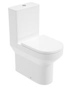 Base Rimless Comfort Height Fully Shrouded WC &amp; Soft Close Seat Seat image