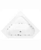 CONCERTO Corner 12 Jet Whirlpool Bath &amp; Panel image