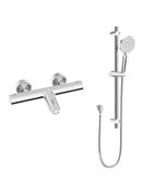 FORM Thermostatic Bath Shower Mixer &amp; Alita Slide Rail Kit image