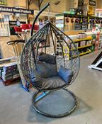 GREY HANGING EGG CHAIR image