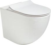 INSPIRE Rimless Back to Wall WC &amp; Delta Slim Soft Close Seat image