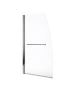 LUNAR SB3 Radius Bath Screen With Towel Rail