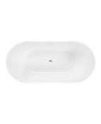 LYRA Freestanding Bath Coloured including Waste &amp; Overflow image