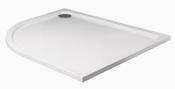 LOW PROFILE Offset Quadrant Left Hand No Upstand Shower Tray image