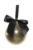 Black Shimmer Sock In Bauble image