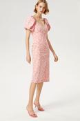 Nurten Puff Sleeve Dress Nude/Pink image