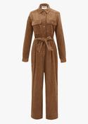 Alya Cord Jumpsuit Sable image
