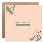BB 'Peace, Love, Joy' Card image