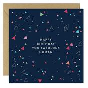 BB 'Happy Birthday You Fab Human' Card image