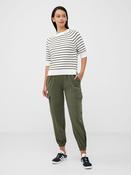 Lily Mozart Short Sleeve Olive Stripe