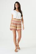Elvita V Neck Tshirt Off White image