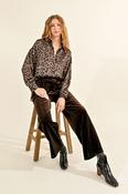 Milena Velvet Trousers Chocolate image