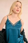 Camryn Satin Cami Teal