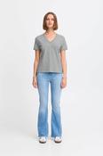 Palmer V Neck Tee Grey image