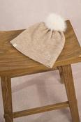 Hadara Hat  &amp;amp; Scarf Set Beige