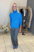 Josette Pants Grey Herringbone image