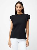 Rallie Shoulder Pad Tank Top Black image