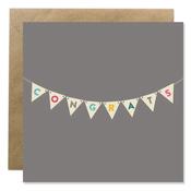BB 'Congrats Bunting' Card