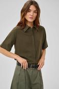 Dias Boxy Shirt Khaki