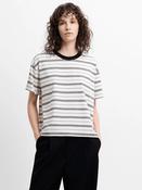 Pernille Striped Tee Cream/Black