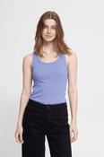 Palmer Ribbed Tank Wedgewood Blue image