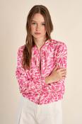 Kim Leaf Bomber Pink image
