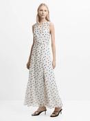 Emina Chiffon Polka Dot Dress