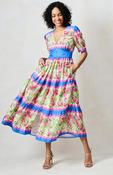 Jo V-Neck Tea Dress