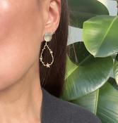 Fleur Earring Aqua Green image