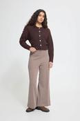 Kate Twillish Wide Leg Pants Almond image