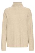 Dasila High Neck Knit Oatmeal image