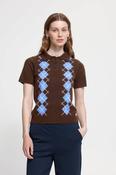 Dasila Polo Knit Coffee/Blue image