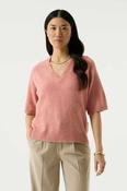 Micah VNeck Knit Coral Dust image
