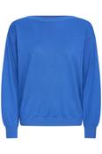 Luls Boat Neck Knit Nautical Blue image