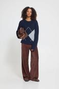 Bayana Argyle Jumper Navy image