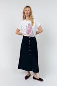 Una Maxi Skirt Dark Blue image