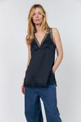 Cain Top Washed Black