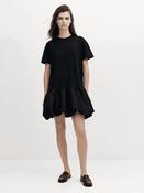 Sivine Bubble Hem Mini Dress Black image