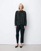 Angelica Polka Dot Blouse Black image
