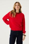 Zora Boatneck Knit Red image