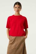 Mabel Short Sleeve Knit Red image