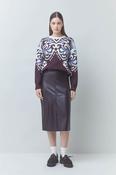 Forever Midi Skirt Prune image