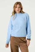 Izzy Round Neck Knit Breeze Blue
