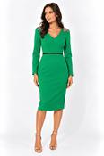 Asteria Midi Dress Emerald Green image